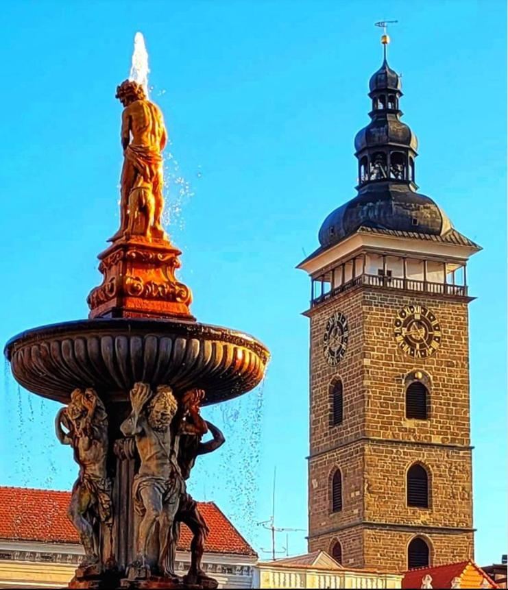 Apartmán Slunečnice s terasou Ceske Budejovice Esterno foto